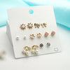Everyday Essential Stud Earrings – Floral & Pearl Mix