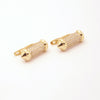 Modern Gold Pavé Huggie Earrings for Women