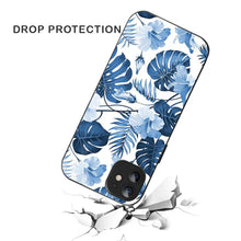Bornstud Tropical Hibiscus Printed Case for iPhone 11 Blue
