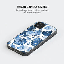 Bornstud Tropical Hibiscus Printed Case for iPhone 11 Blue