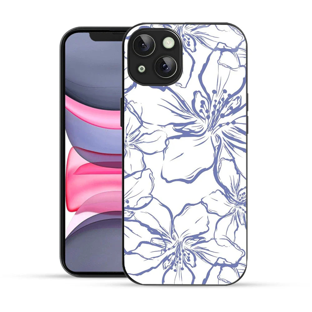Bornstud  Floral Line Art Printed Case for iPhone 13