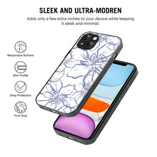 Bornstud  Floral Line Art Printed Case for iPhone 14 Plus