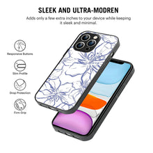 Bornstud  Floral Line Art Printed Case for iPhone 15 Pro