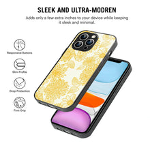 Bornstud Floral Bloom Printed Case for iPhone 15 Pro Max Yellow