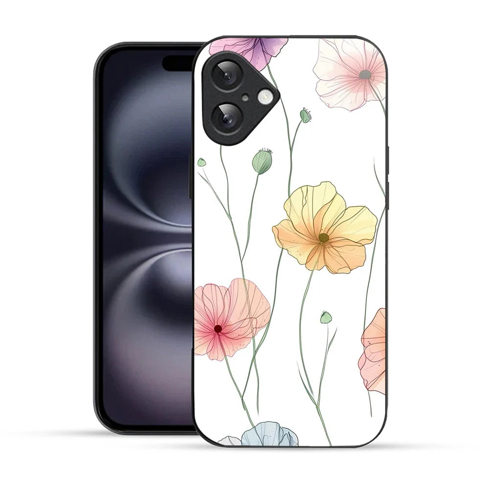 Bornstud Pastel Blossom Printed Case for iPhone 16 Plus