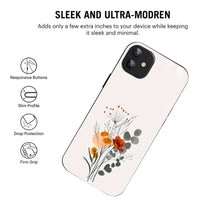 Bornstud Minimal Floral Printed Case for iPhone 11