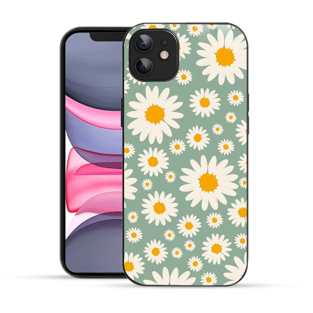 Bornstud Bold Daisy Printed Case for iPhone 12