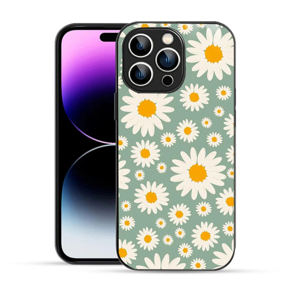 Bornstud Bold Daisy Printed Case for iPhone 14 Pro Max