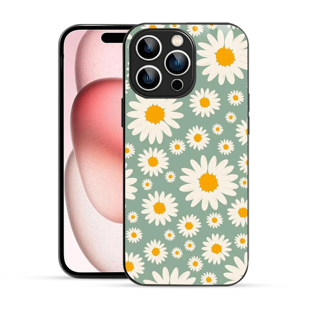 Bornstud Bold Daisy Printed Case for iPhone 15 Pro Max