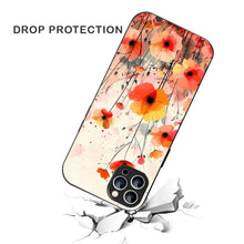 Bornstud Blooming Poppy Floral Printed Case for iPhone 12 Pro orange