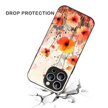 Bornstud Blooming Poppy Floral Printed Case for iPhone 13 Pro Max orange