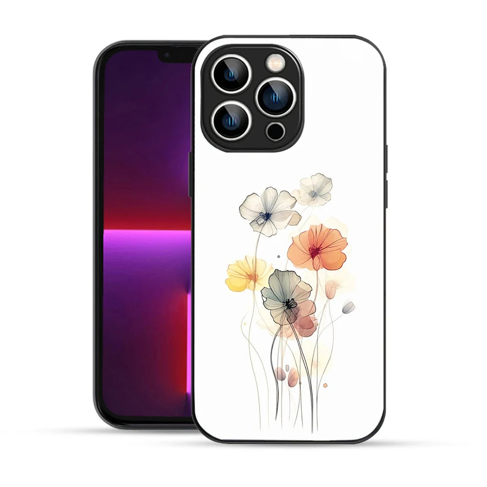 Bornstud Abstract Floral Printed Case for iPhone 13 Pro