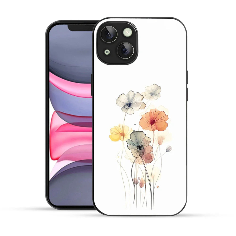 Bornstud Abstract Floral Printed Case for iPhone 14