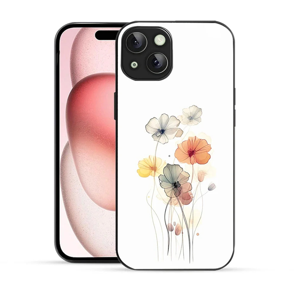 Bornstud Abstract Floral Printed Case for iPhone 15 Plus