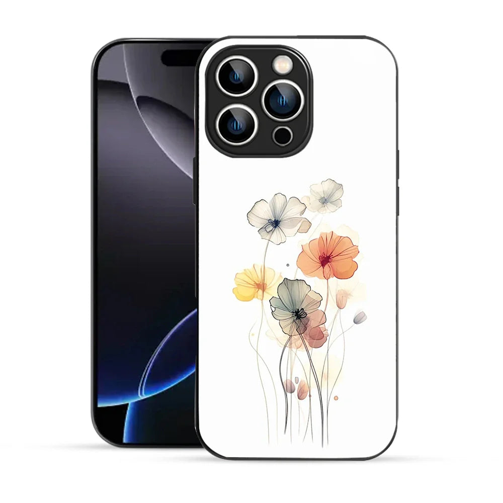 Bornstud Abstract Floral Printed Case for iPhone 16 Pro