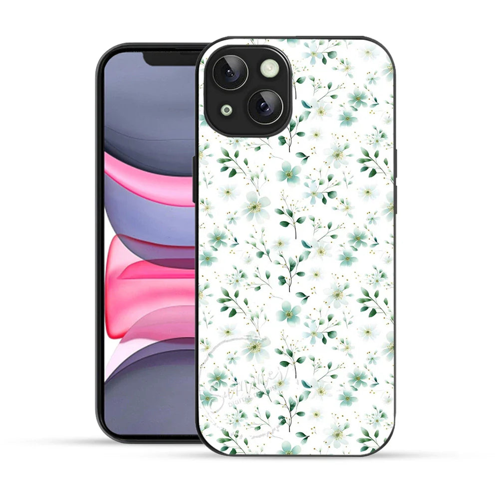 Bornstud Green Blossom Printed Case for iPhone 13