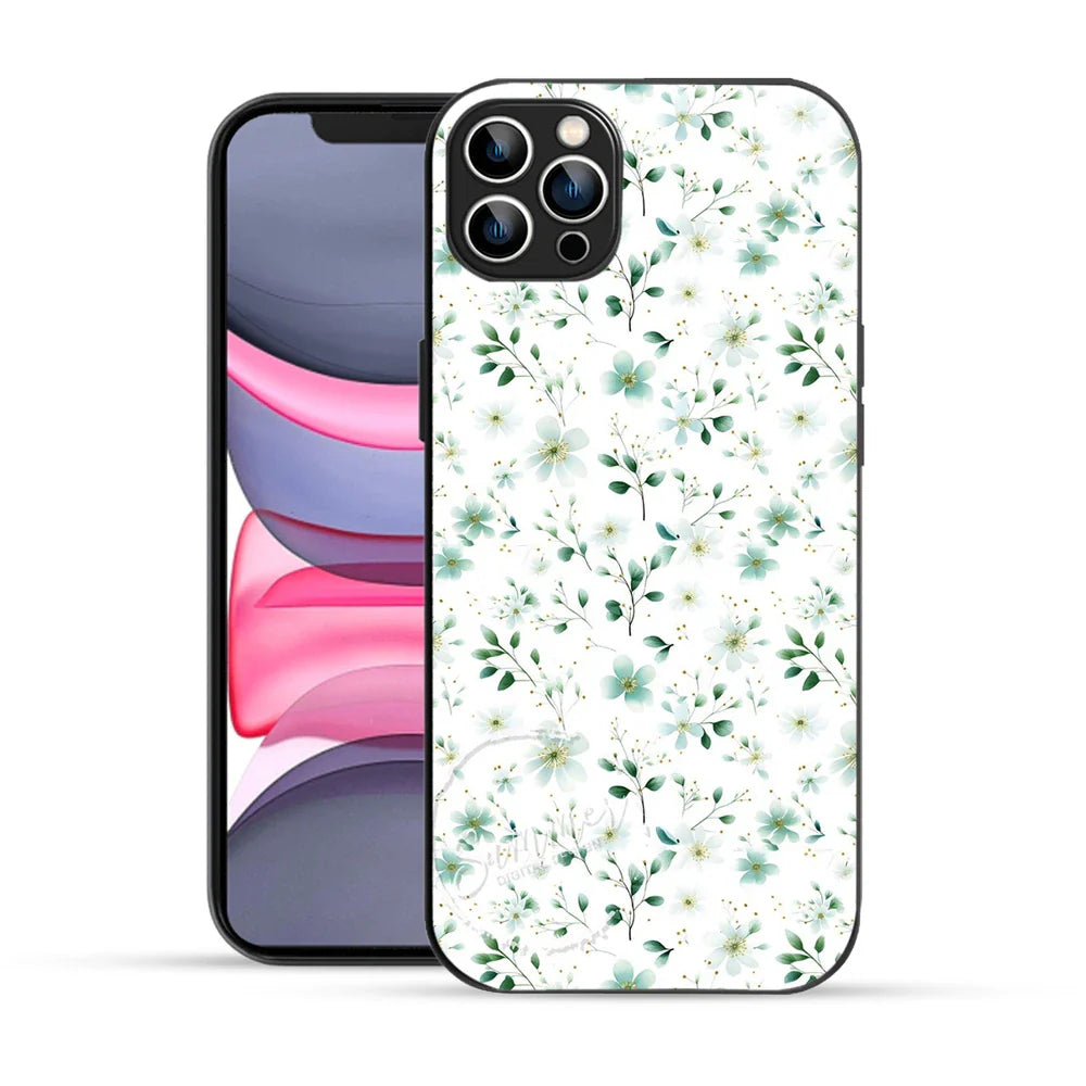 Bornstud Green Blossom Printed Case for iPhone 11 Pro