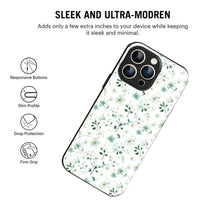Bornstud Green Blossom Printed Case for iPhone 15 Pro Max