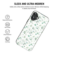 Bornstud Green Blossom Printed Case for iPhone 16