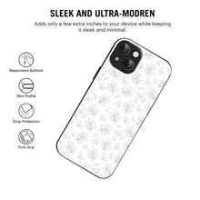 Bornstud Minimal Leaf Printed Case for iPhone 15