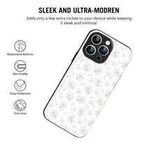 Bornstud Minimal Leaf Printed Case for iPhone 15 Pro Max