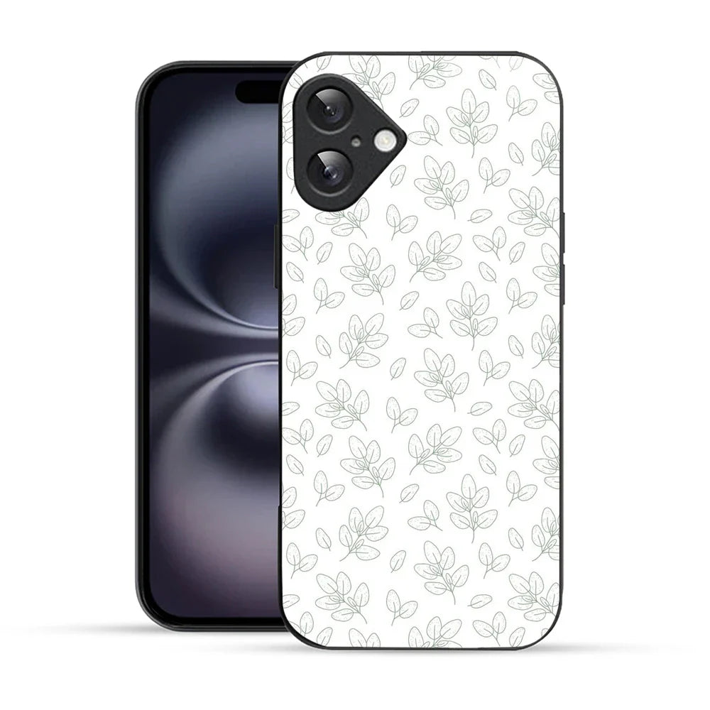 Bornstud Minimal Leaf Printed Case for iPhone 16
