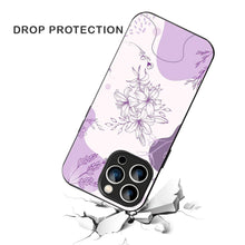 Bornstud Lavender Blossom Printed Case for iPhone 15 Pro Max purple