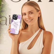 Bornstud Lavender Blossom Printed Case for iPhone 15 Pro Max purple