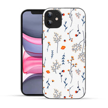 Bornstud Autumn Floral Sketch Printed Case Blue & Orange