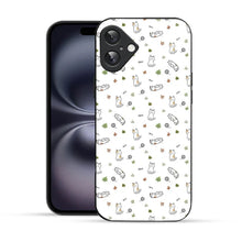 Bornstud Playful Cats Printed Case Brown & Green
