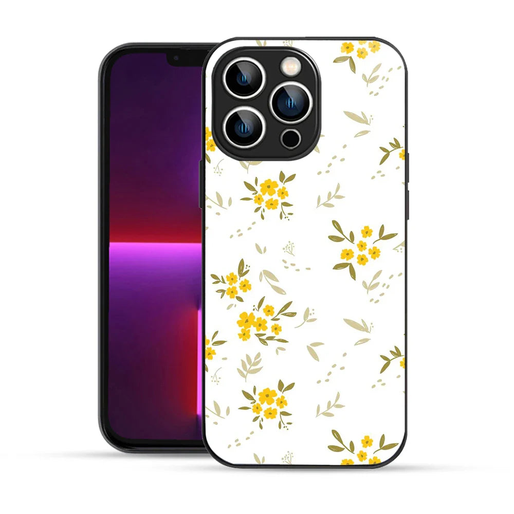 Bornstud Yellow Blossom Printed Case for iPhone 13 Pro Max