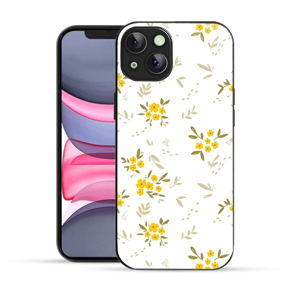 Bornstud Yellow Blossom Printed Case for iPhone 14 Plus