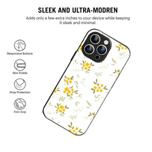Bornstud Yellow Blossom Printed Case for iPhone 14 Pro