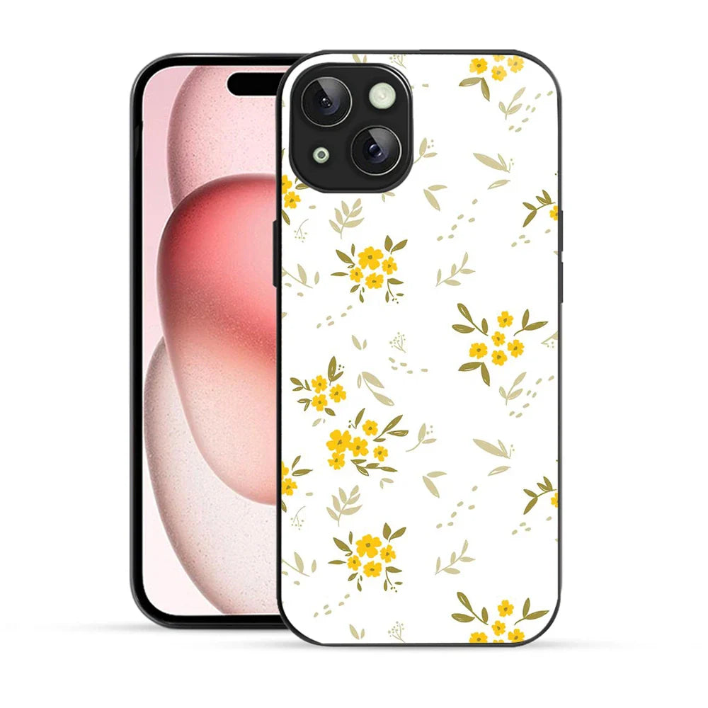 Bornstud Yellow Blossom Printed Case for iPhone 15 Plus