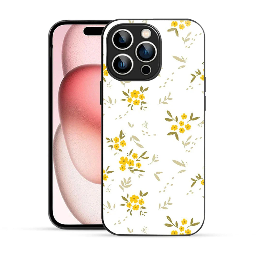 Bornstud Yellow Blossom Printed Case for iPhone 15 Pro Max