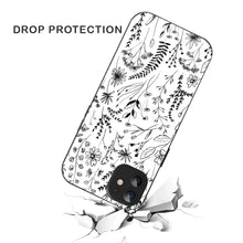 Bornstud Monochrome FloralPrinted Case for iPhone 11