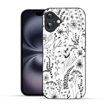Bornstud Monochrome FloralPrinted Case