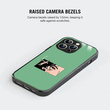 Bornstud Smoking girl Printed Case for iPhone 14 Pro green