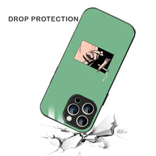 Bornstud Smoking girl Printed Case for iPhone 14 Pro green