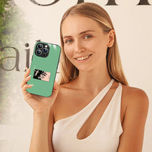 Bornstud Smoking girl Printed Case for iPhone 14 Pro green
