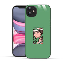 Bornstud Vintage Lady Printed Case green