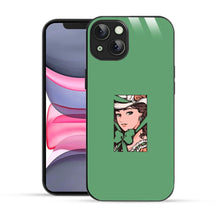 Bornstud Vintage Lady Printed Case green
