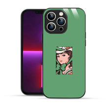 Bornstud Vintage Lady Printed Case green