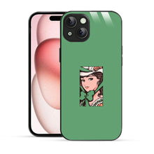 Bornstud Vintage Lady Printed Case green