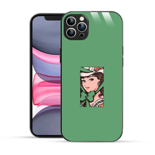 Bornstud Vintage Lady Printed Case green