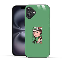 Bornstud Vintage Lady Printed Case green
