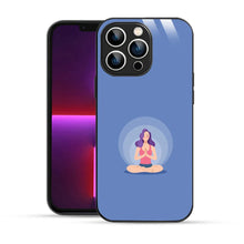 Bornstud Yoga girl Printed Case Blue