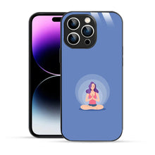 Bornstud Yoga girl Printed Case Blue