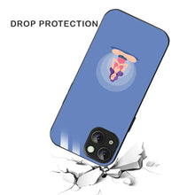 Bornstud Yoga girl Printed Case for iPhone 15 Plus Blue