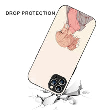 Bornstud Chic Aesthetic Printed Case for iPhone 12 Pro Beige & Paste